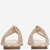SANDALI IN PELLE TASO TUB ROSE GOLD KIMA 