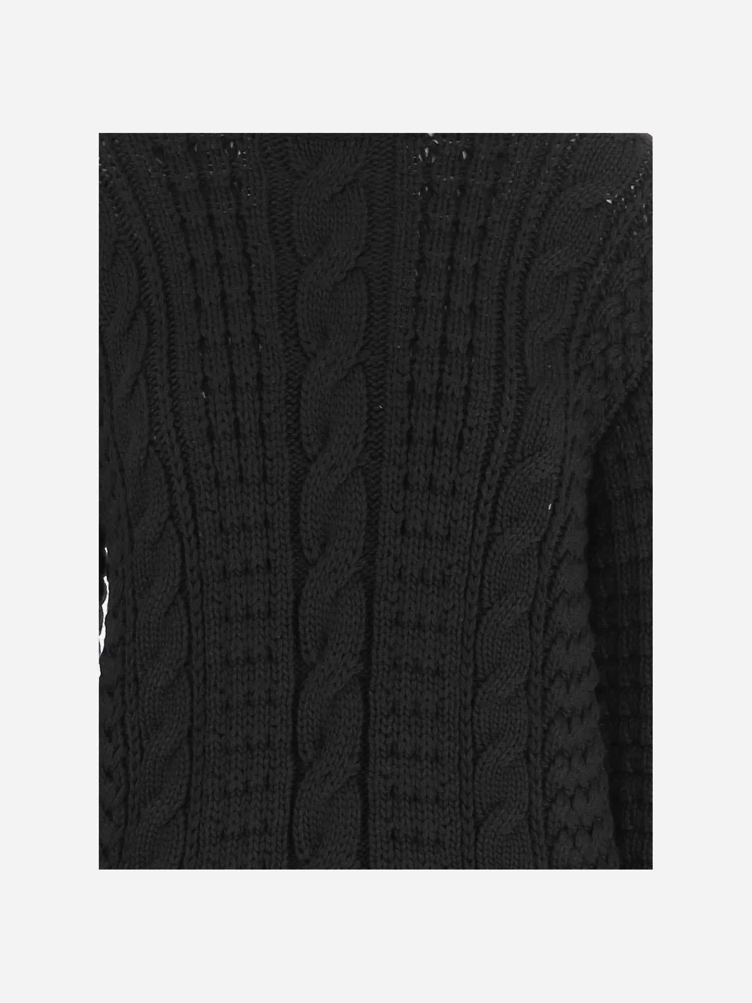 MAGLIONE IN LANA VERGINE 9F00002M6727 999 MONCLER 