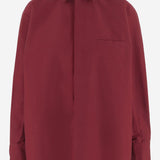 CAMICIA IN MISTO COTONE CON ARRICCIATURA POSTERIORE S26113A 0505 SASUPHI 