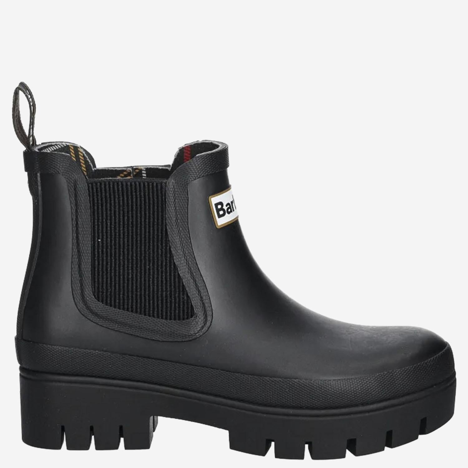 STIVALETTI HALTON IN GOMMA LRF0100 BK11 BARBOUR 