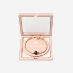 Bracciale Guardian con perla in vetro GUARDIANHEARTGLASS COFFEE SORBET ISLAND 