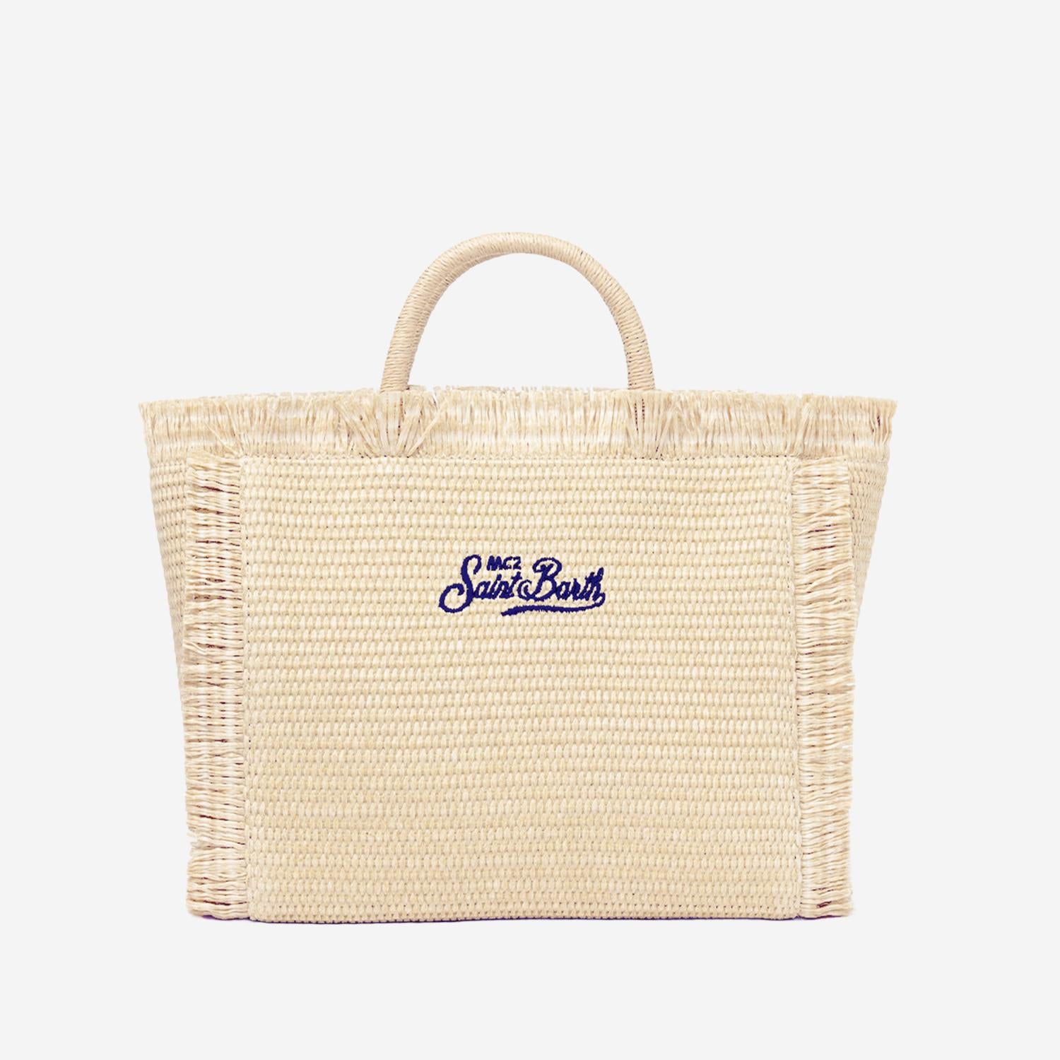 BORSA COLLETTE IN PAGLIA COL0017 00895L MC2 SAINT BARTH 