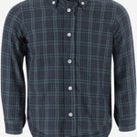 CAMICIA IN COTONE CON MOTIVO A QUADRI MBML 13 NICOLETTA FANNA KIDS 