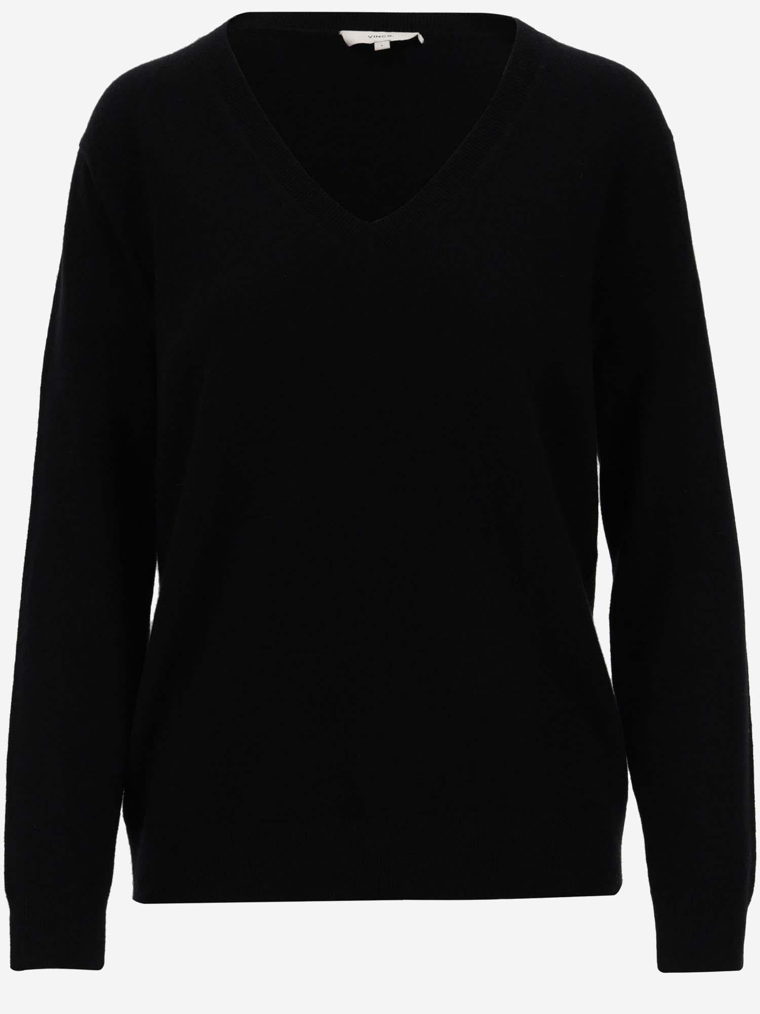 PULLOVER IN CASHMERE VR74978133 001BLK VINCE 
