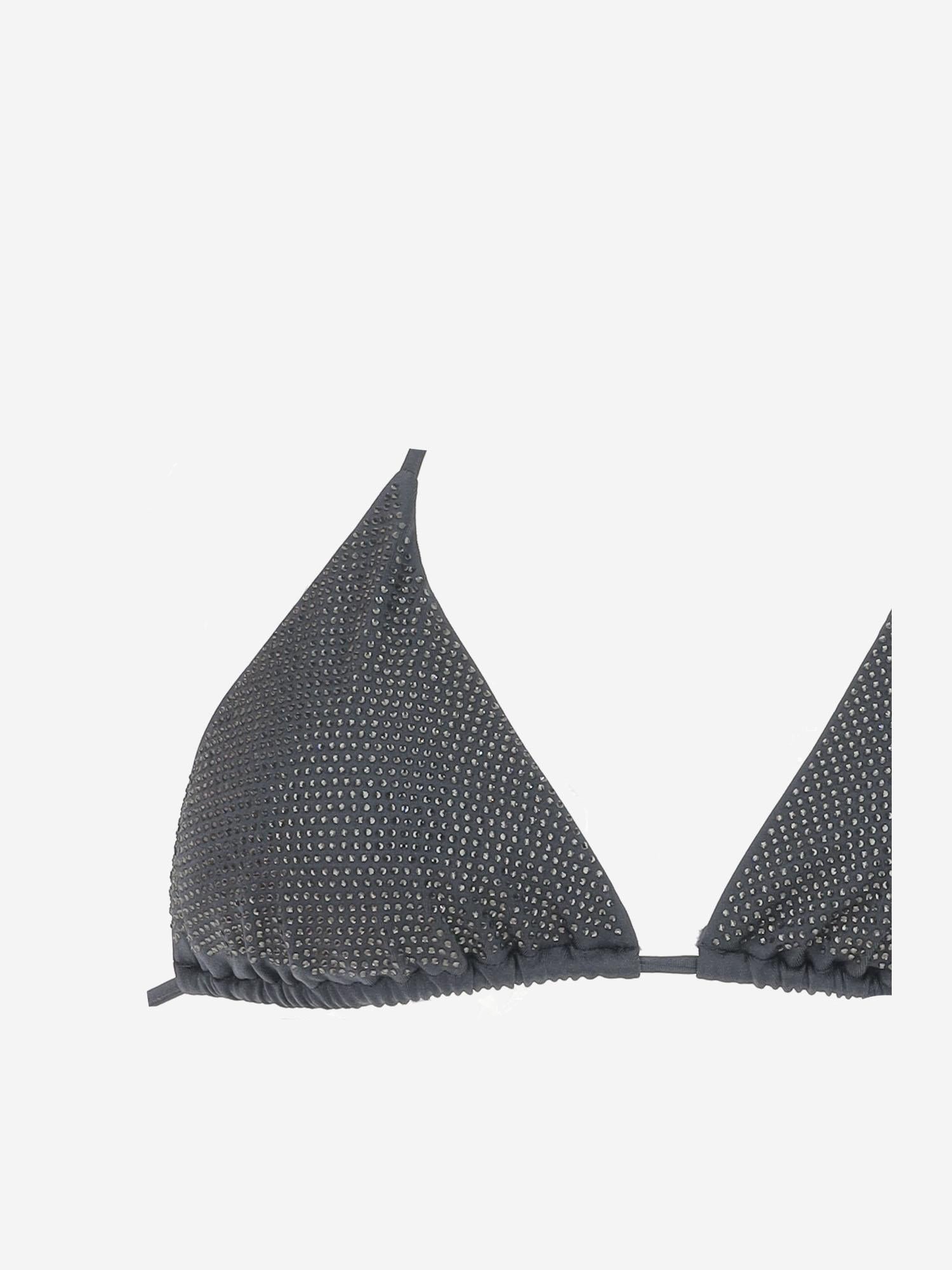 TOP BIKINI CON STRASS ANNA001 00349H MC2 SAINT BARTH 