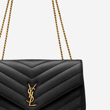 BORSA LOULOU IN PELLE DI AGNELLO TRAPUNTATA 803541 AAEAX1000 SAINT LAURENT 