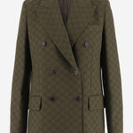 GIACCA DOPPIOPETTO IN TESSUTO GG 831993 Z7AH83602 GUCCI 