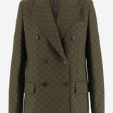 GIACCA DOPPIOPETTO IN TESSUTO GG 831993 Z7AH83602 GUCCI 