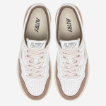 SNEAKERS MEDALIST LOW IN PELLE AULMFT02 SOFLEASUEWHTANTIL AUTRY 
