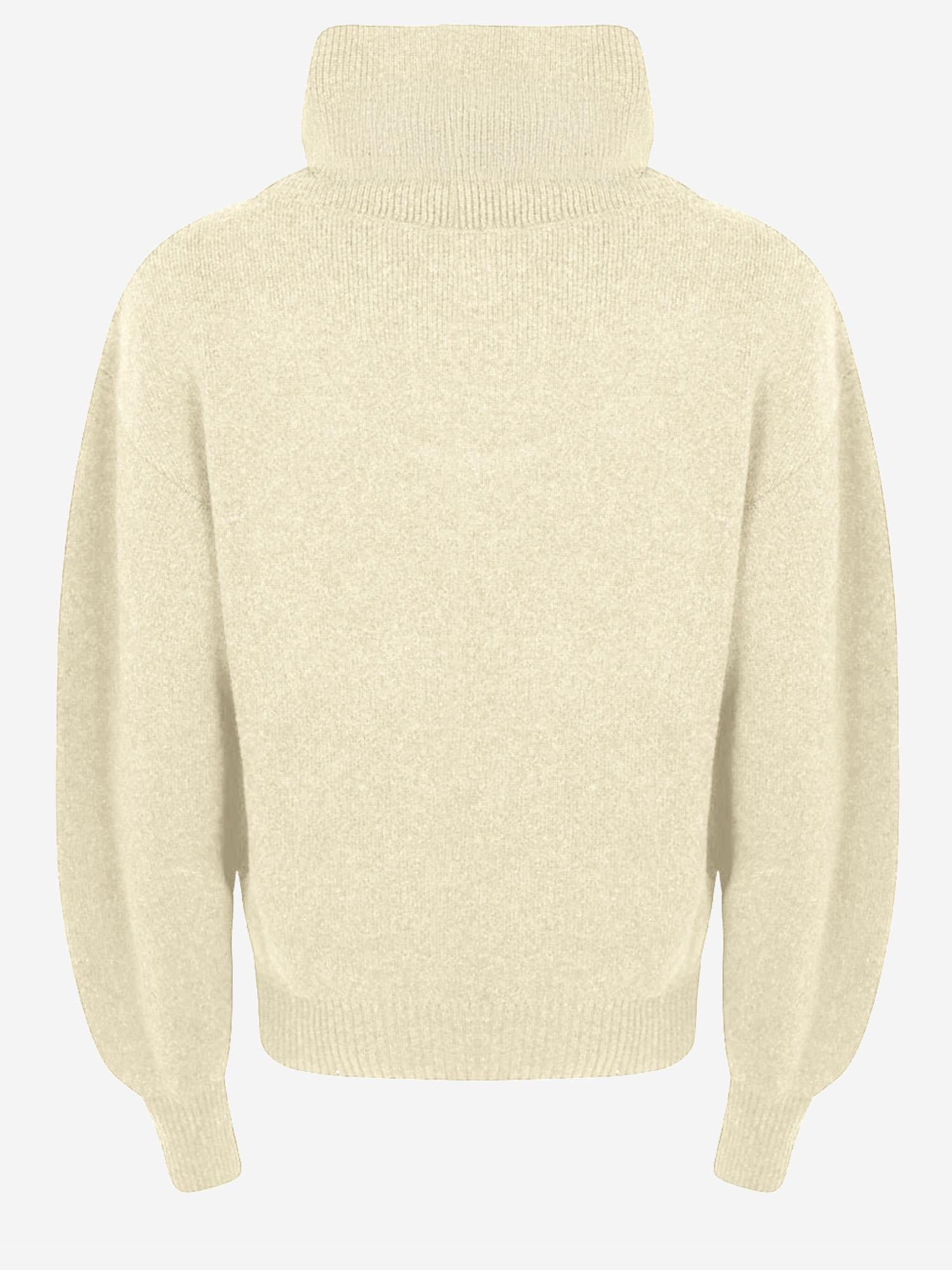 Maglione con dolcevita ampio in lana e cashmere SWW00624AK00278 110 JACQUEMUS 