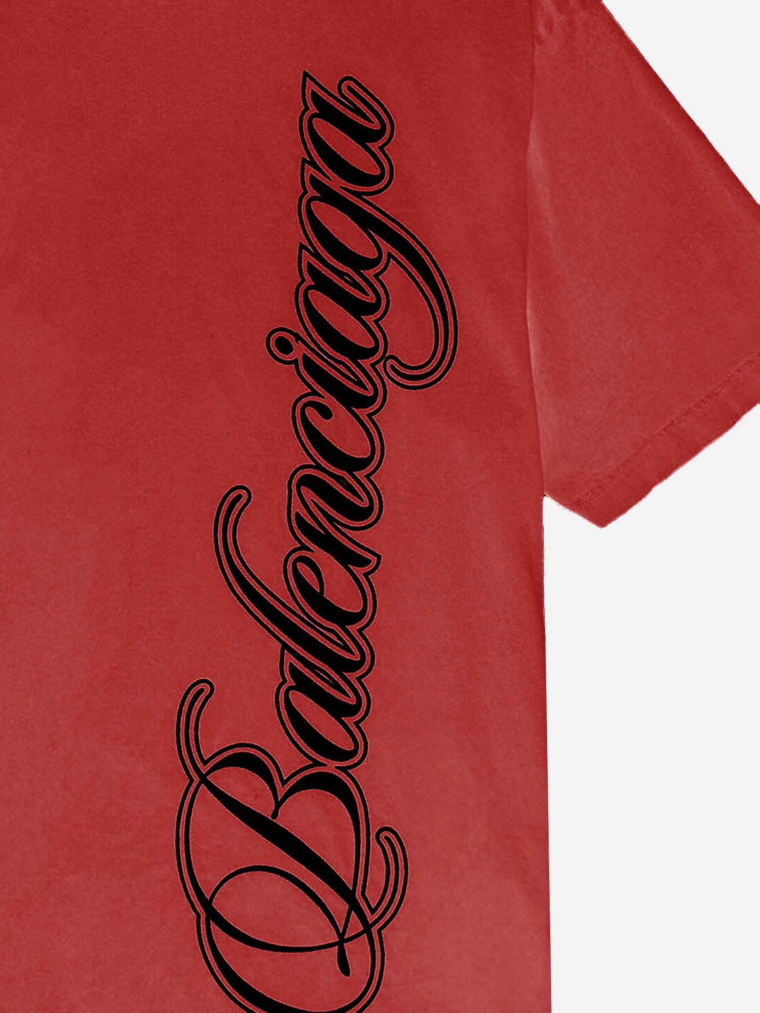 T-SHIRT IN COTONE STAMPA LOGO 764235 TTVM76167 BALENCIAGA 