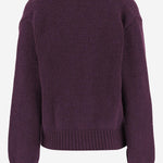CARDIGAN IN CASHMERE 310925 BORDEAUX MAGDA BUTRYM 