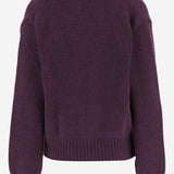 CARDIGAN IN CASHMERE 310925 BORDEAUX MAGDA BUTRYM 