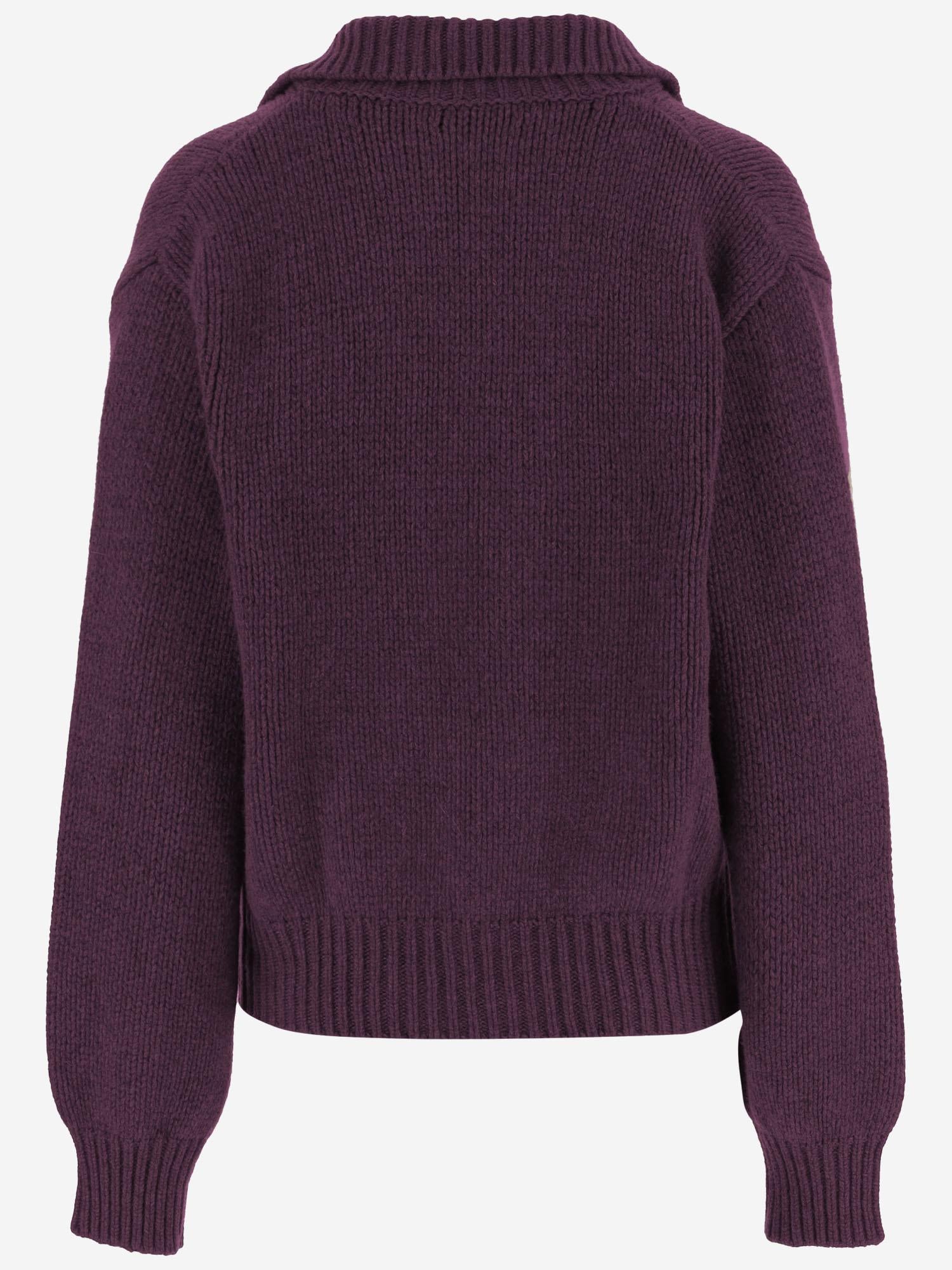CARDIGAN IN CASHMERE 310925 BORDEAUX MAGDA BUTRYM 
