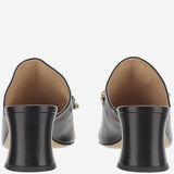 MULES IN PELLE CON CHARMS CHC25A11ERI 001 CHLOE 