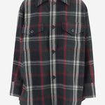 CAMICIA IN MISTO LANA CON MOTIVO CHECK 211971524 001 POLO RALPH LAUREN 