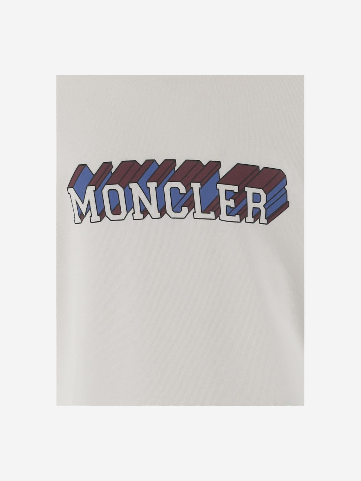 felpa in cotone con cappuccio 8G00012899PS 034 MONCLER ENFANTS 