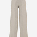 PANTALONI IN DRILL DI LINO MXSGINNICO 002 MAX MARA 