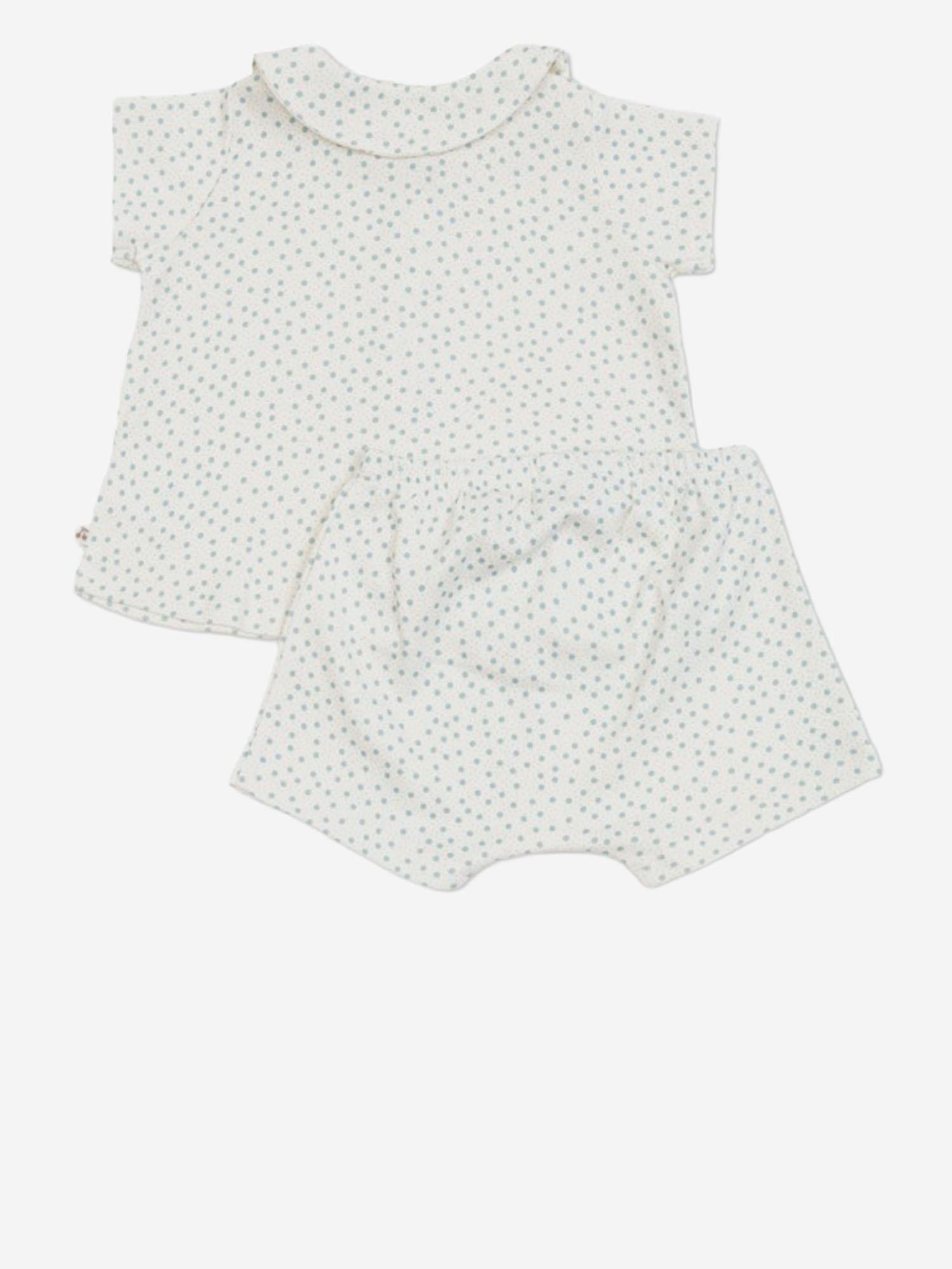 SET DI DUE PEZZI IN COTONE CON MOTIVO A POIS S06ONIK00020 715 BONPOINT KIDS 