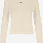 LE T-SHIRT GROS GRAIN MANCHES LONGUES TSW00155AJ00124 130 JACQUEMUS 