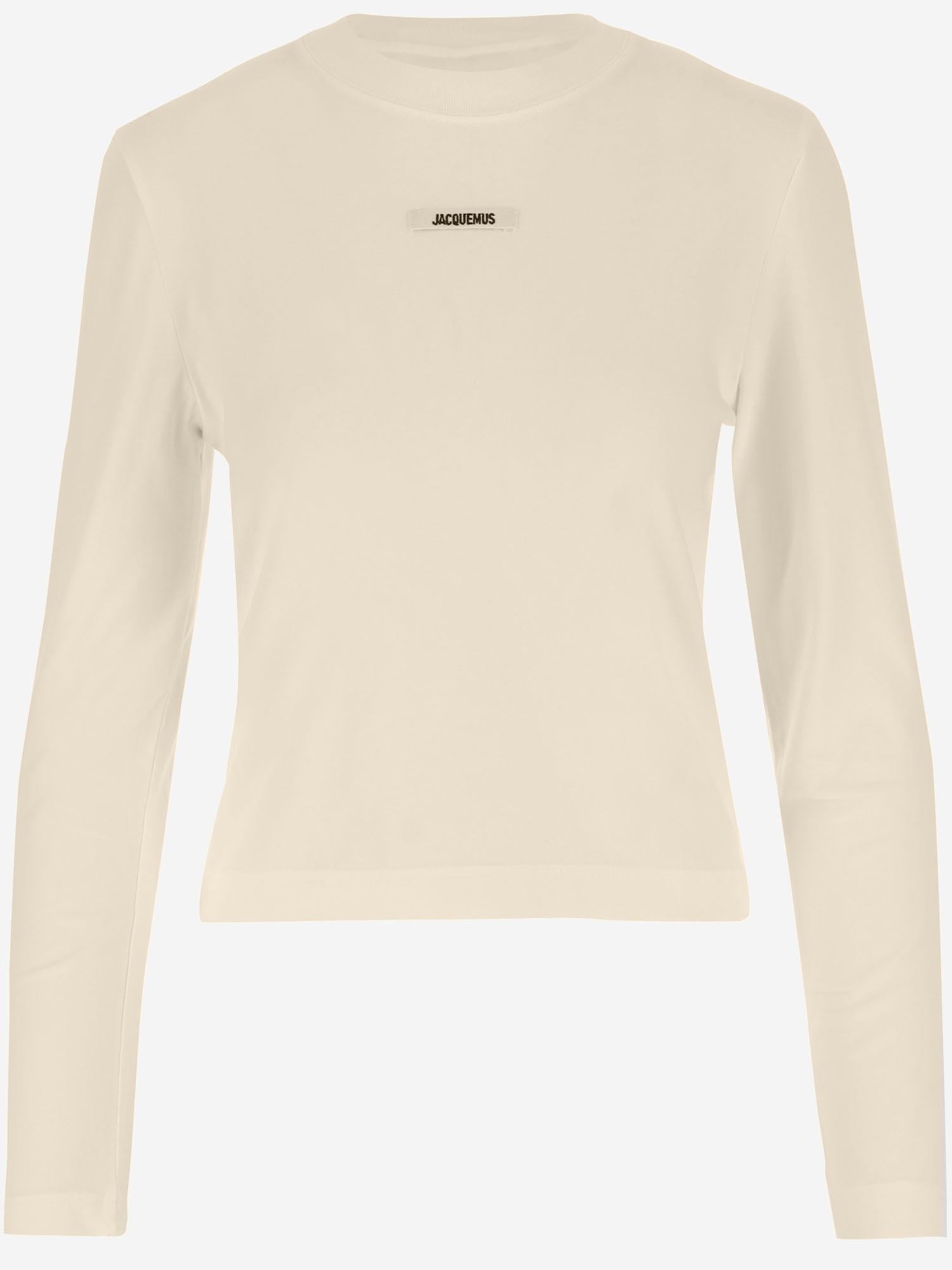LE T-SHIRT GROS GRAIN MANCHES LONGUES TSW00155AJ00124 130 JACQUEMUS 
