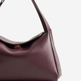 BORSA A SPALLA EUDORA IN TESSUTO VEGANO TMFW25EUDN120 PRUNE THEMOIRè 