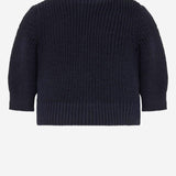 CARDIGAN IMBOTTITO IN LANA 9B00005M1131 742 MONCLER ENFANTS 