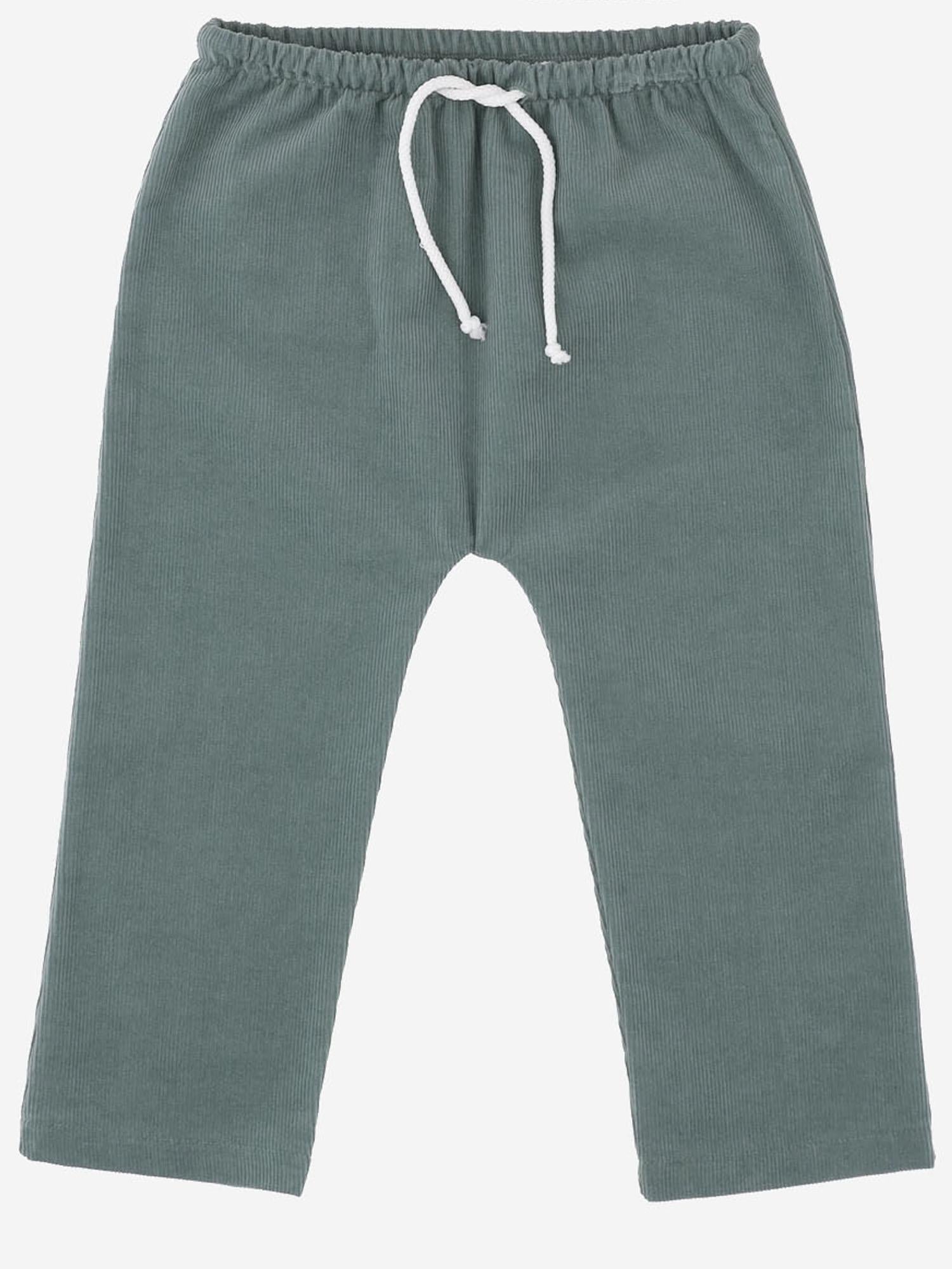 PANTALONI IN COTONE A COSTE PABLO 64 NICOLETTA FANNA KIDS 