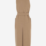 CAPPOTTO LUNGO SENZA MANICHE IN CAMMELLO BERLINA1234 001 MAX MARA 