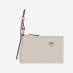 BORSA MINI HALF MOON BAGUETTE IN PELLE CON LOGO 105069 A0QOZ14Q PINKO 