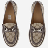 Mocassini con zeppa Horsebit 794316 FADC19741 GUCCI 