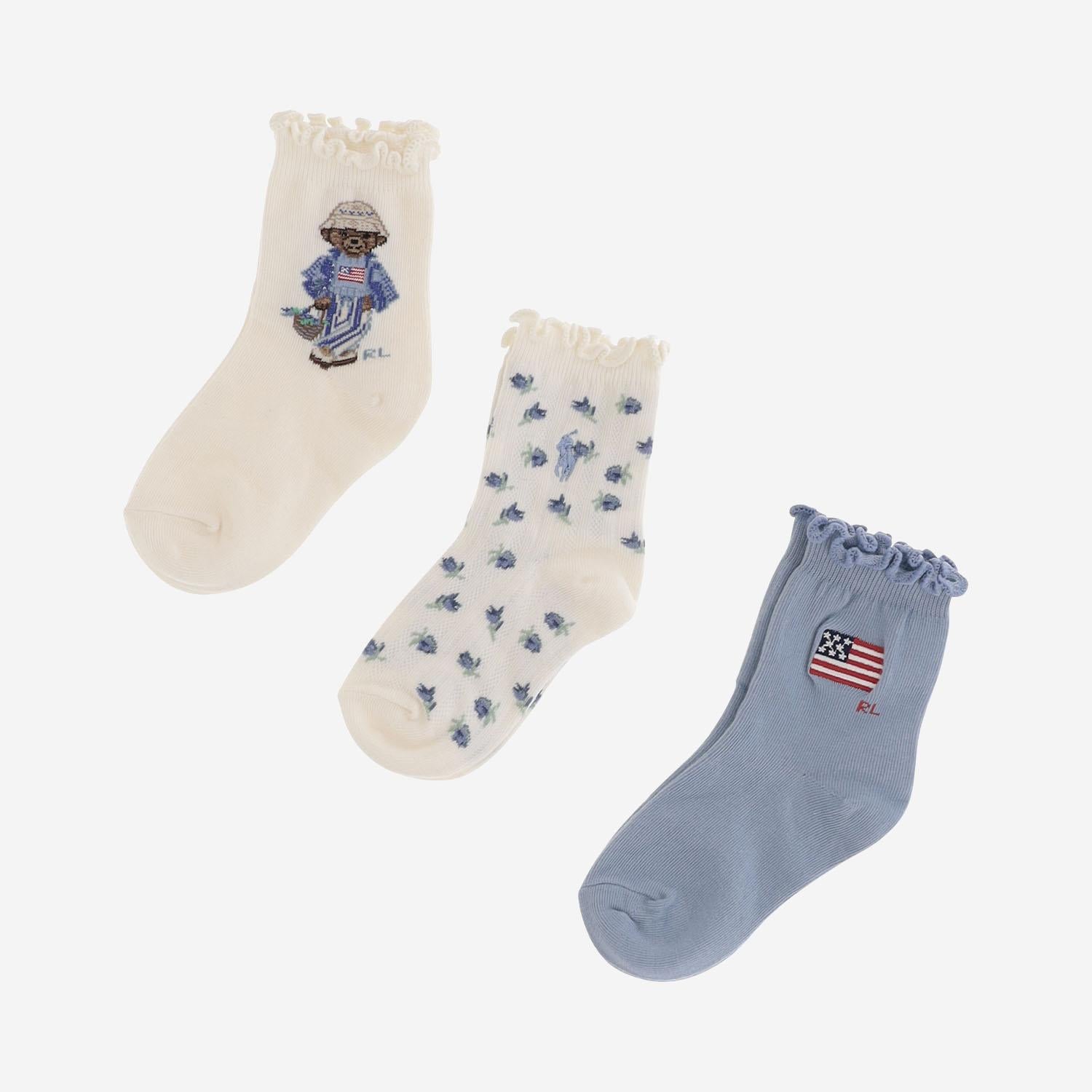 Set calzini bambino 446P11076 001 POLO RALPH LAUREN KIDS 