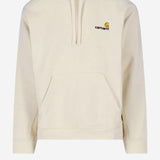 FELPA AMERICAN SCRIPT IN COTONE CON LOGO I028279 05XX CARHARTT WIP 