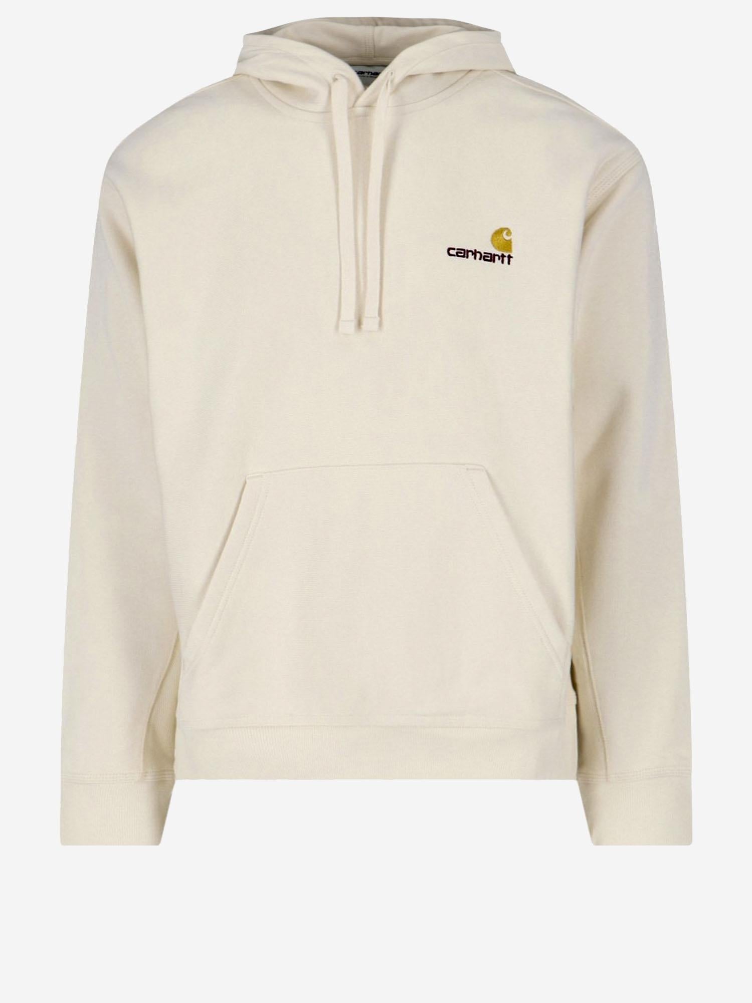 FELPA AMERICAN SCRIPT IN COTONE CON LOGO I028279 05XX CARHARTT WIP 
