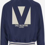 BOMBER IN NYLON CON STAMPA CHEZ VALENTINO 6V3CIM225CM G88 VALENTINO 