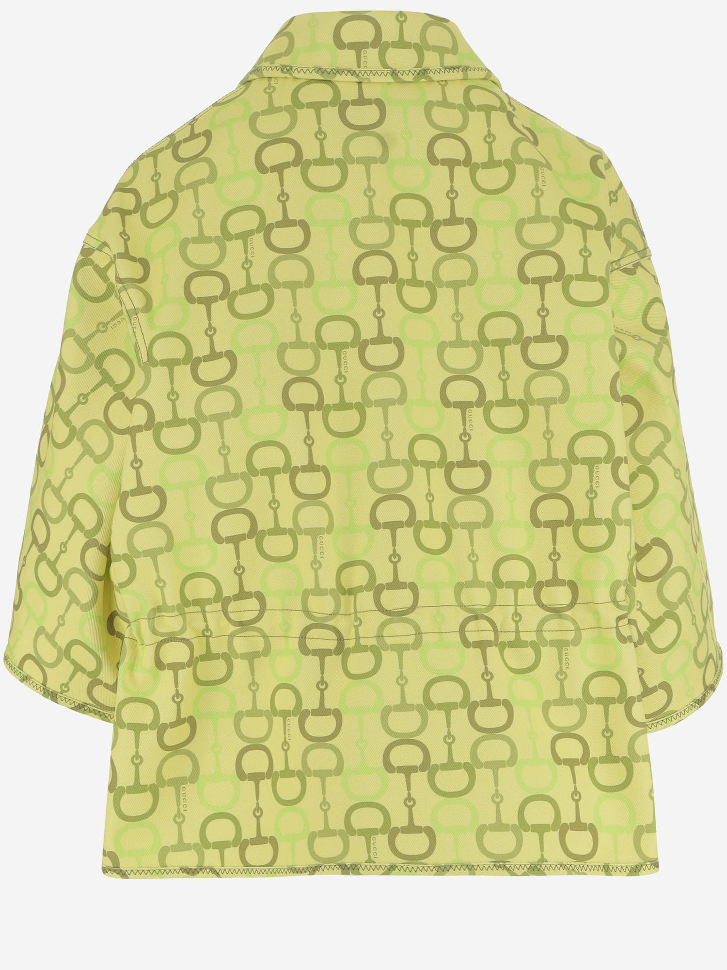 GIACCA SQUADRATA CON STAMPA 831867 ZAS9M3003 GUCCI 