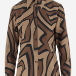 CAMICIA IN SETA CON STAMPA LABIRINTO 5URJ25 5U741050 EMILIO PUCCI 