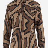 CAMICIA IN SETA CON STAMPA LABIRINTO 5URJ25 5U741050 EMILIO PUCCI 