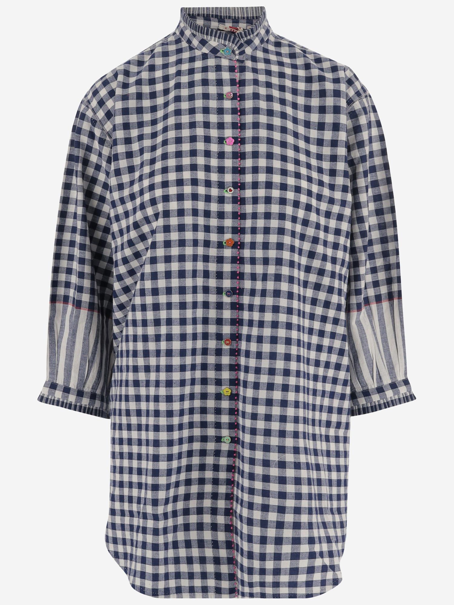 CAMICIA A QUADRI IN COTONE DLWPLSPB01 MULTI PERO 