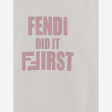 FELPA IN COTONE IN CON LOGO JUH107 5V0F1TKG FENDI KIDS 