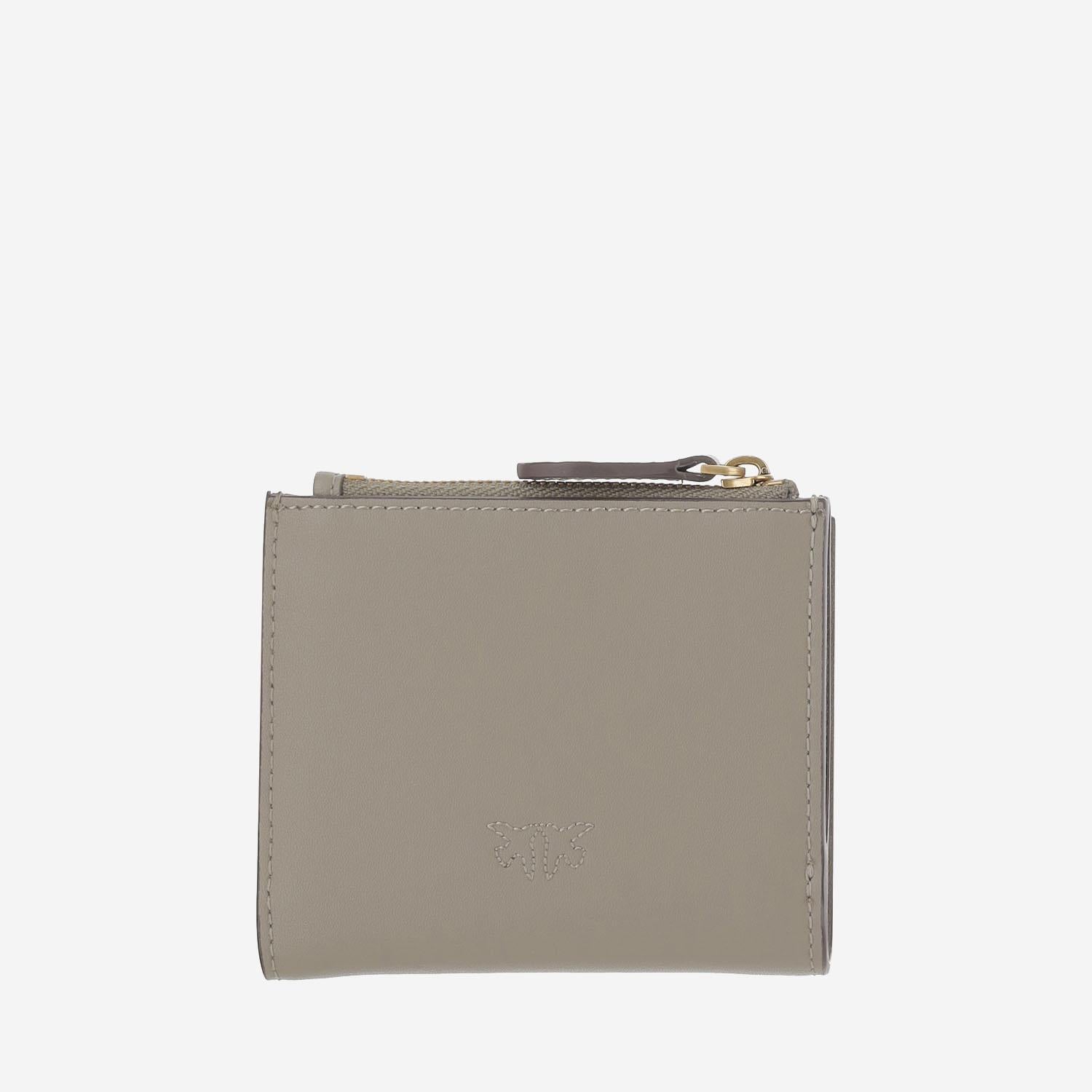 PORTAFOGLIO IN PELLE CON LOGO 103610 A0F1I68Q PINKO 