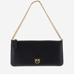 POCHETTE IN PELLE CON LOGO 102747 A0F1Z99Q PINKO 