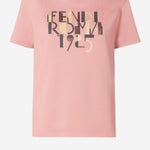 T-SHIRT IN COTONE CON LOGO FS7254 AVF9F1T6N FENDI 
