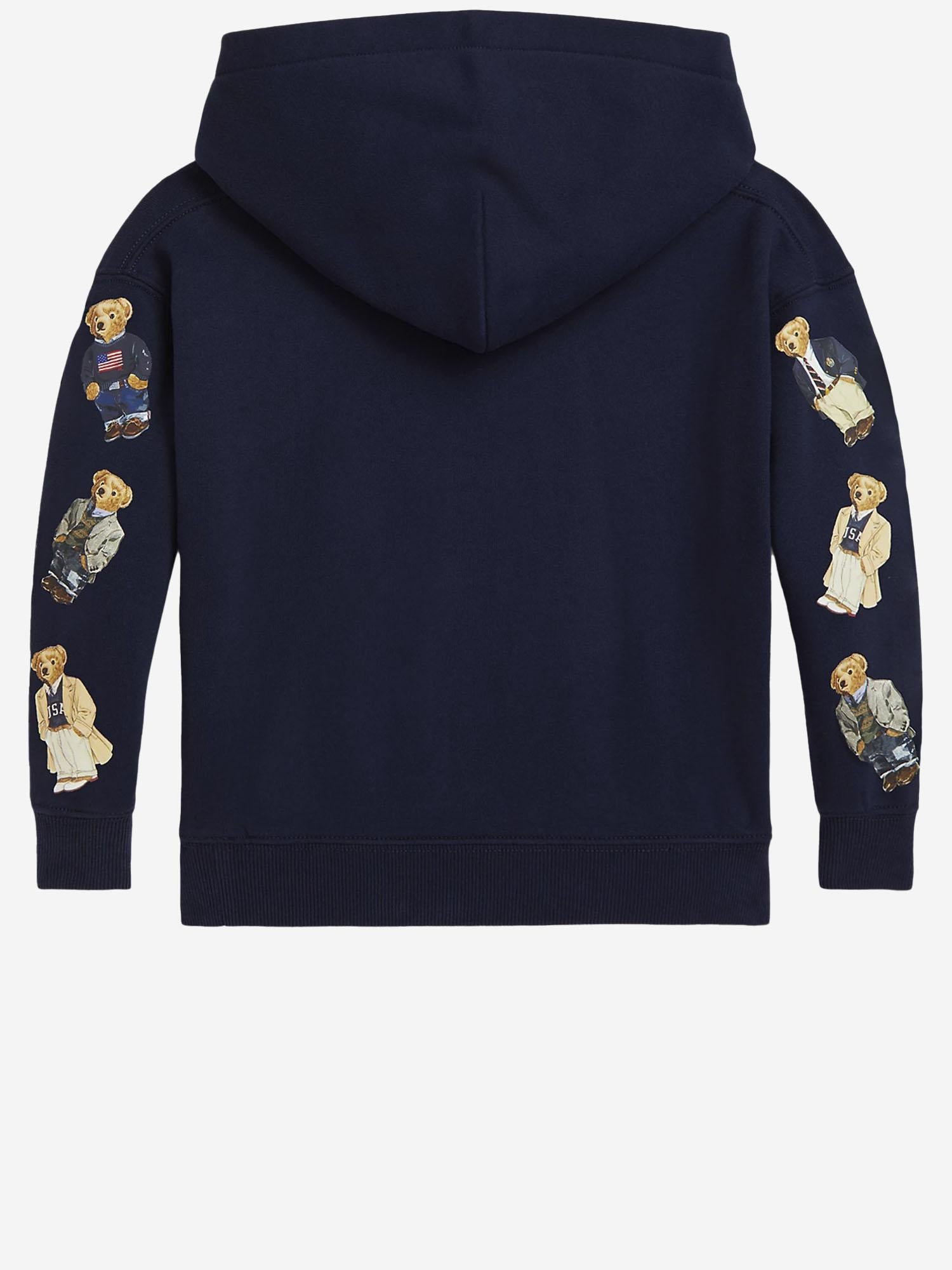 FELPA IN MISTO COTONE CON LOGO 313979043 001 POLO RALPH LAUREN KIDS 