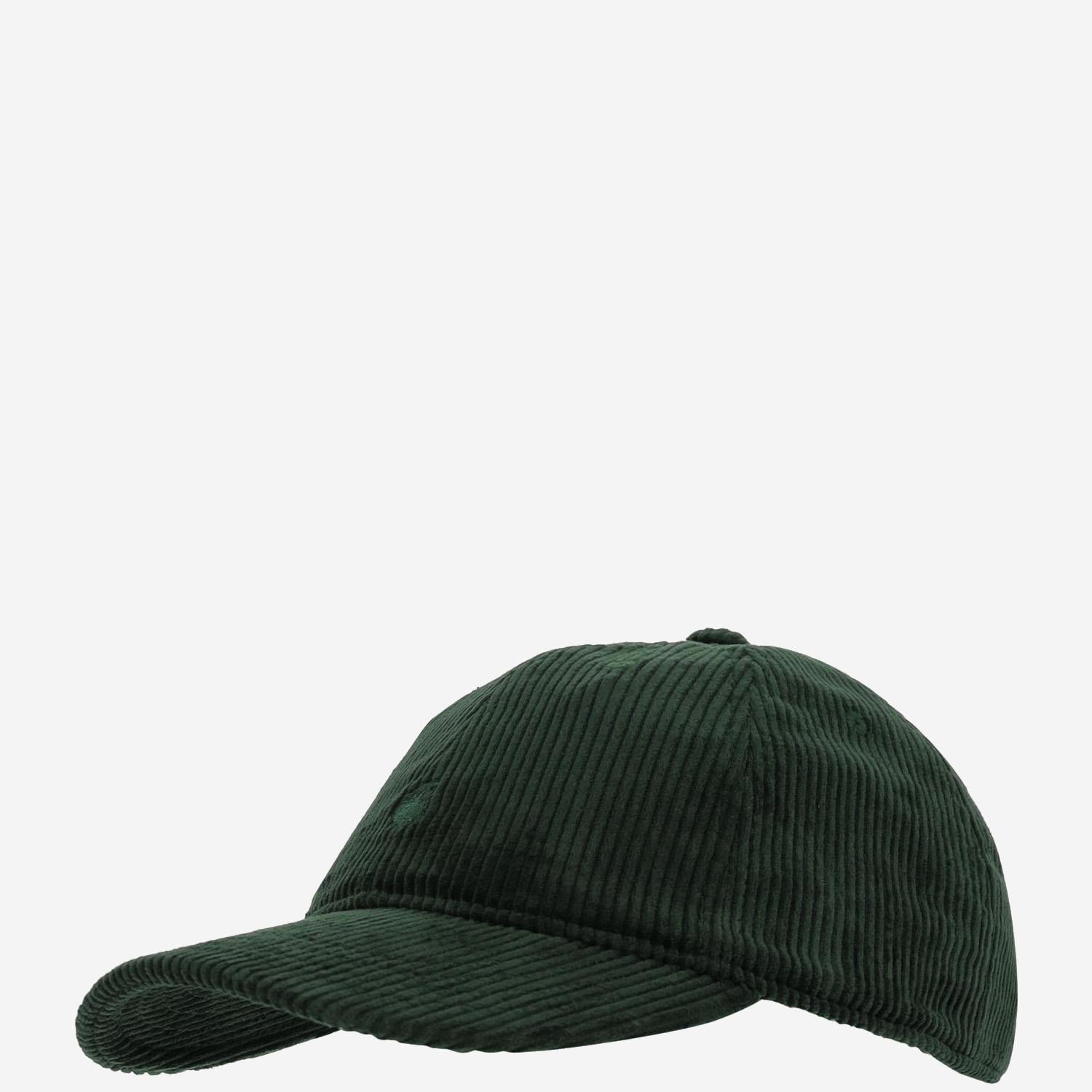 CAPPELLO DA BASEBALL IN VELLUTO DI COTONE CON LOGO I026890 39OXX CARHARTT WIP 