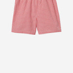 PANTALONI CORTI IN COTONE A QUADRETTI 848699 XWA7X6312 GUCCI KIDS 