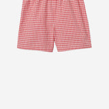 PANTALONI CORTI IN COTONE A QUADRETTI 848699 XWA7X6312 GUCCI KIDS 