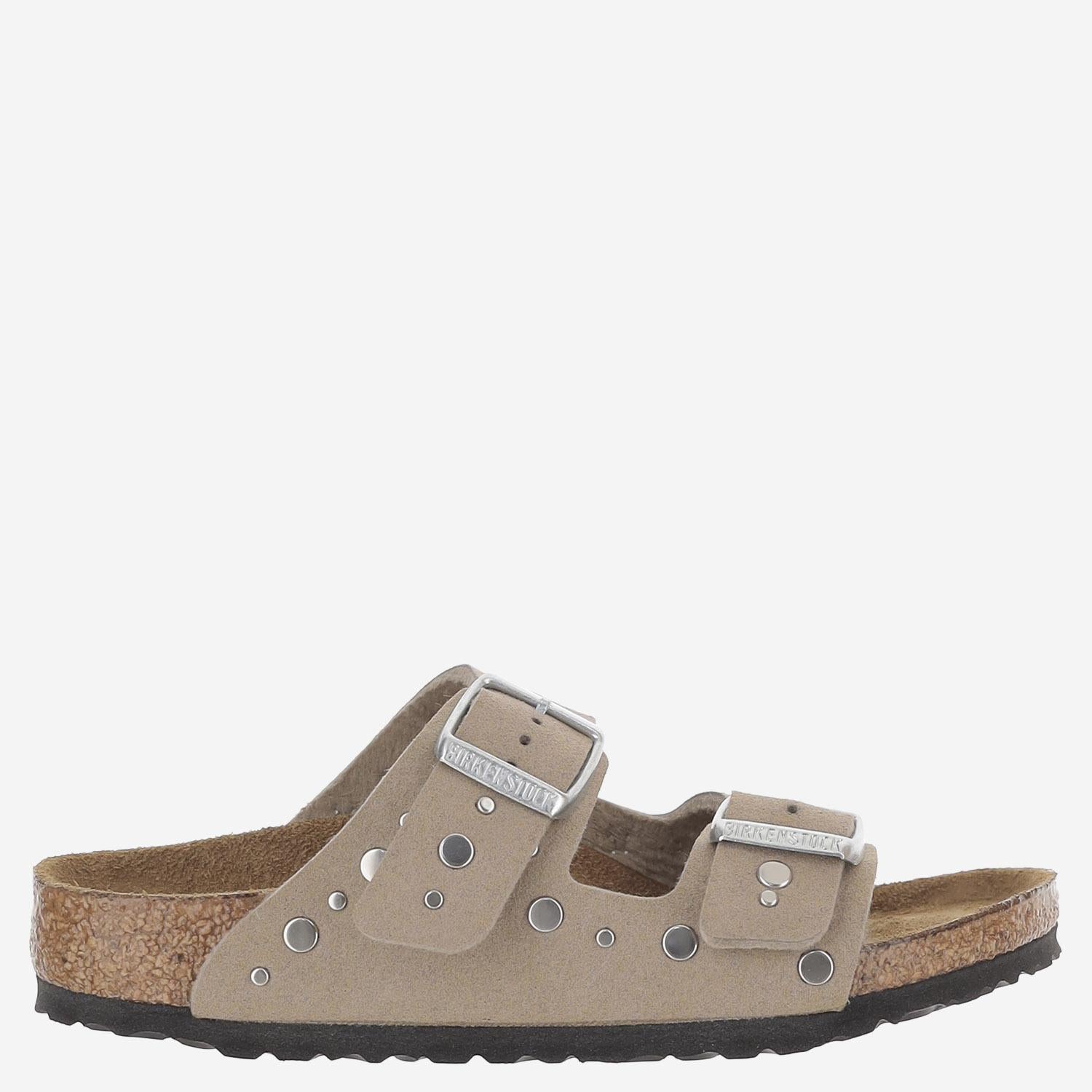 SANDALI ARIZONA RIVET IN SUEDE 1031708 GRAYTAUPE BIRKENSTOCK KIDS 