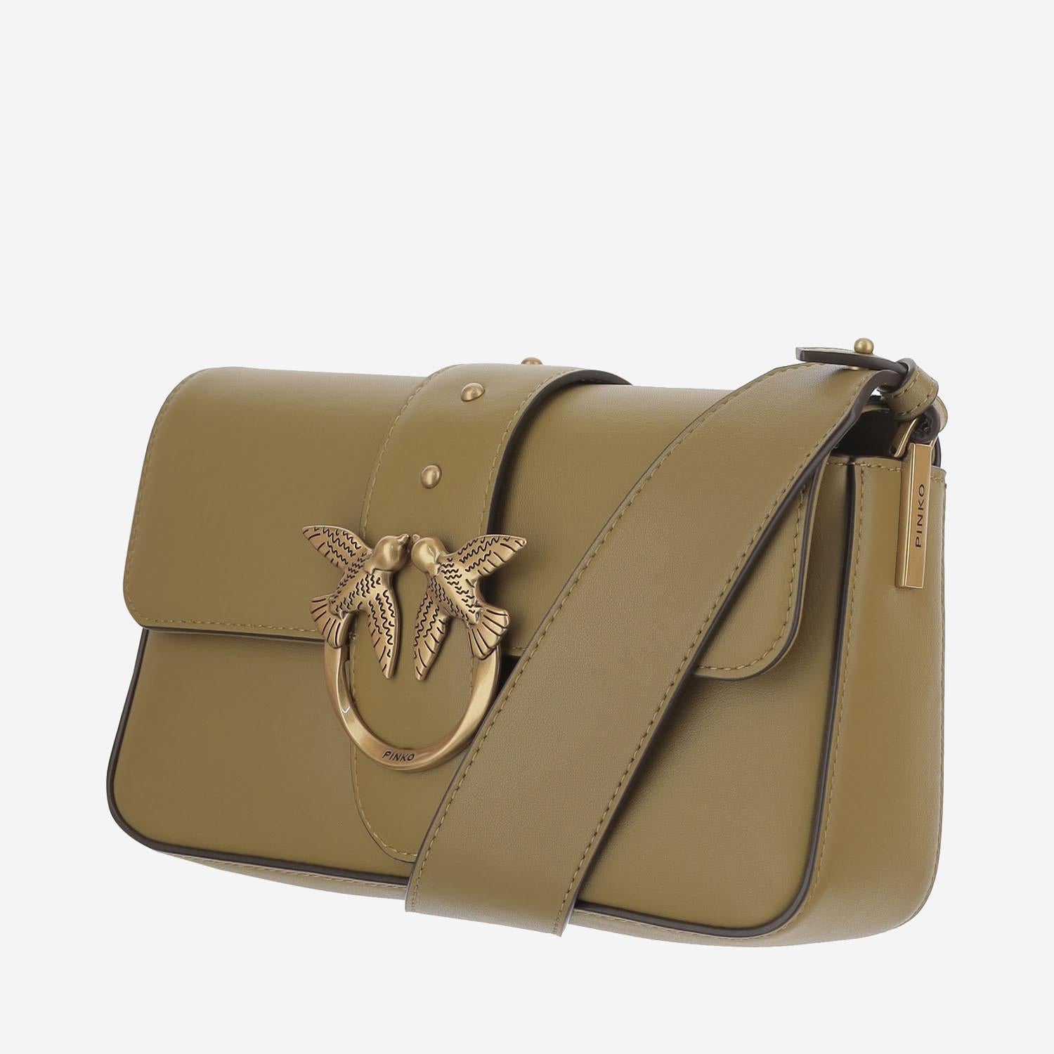 BORSA LOVE ONE MINI IN PELLE 104340 A0QOL22Q PINKO 