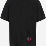 T-SHIRT IN COTON CON RICAMO 864789 V6F401010 BOTTEGA VENETA 